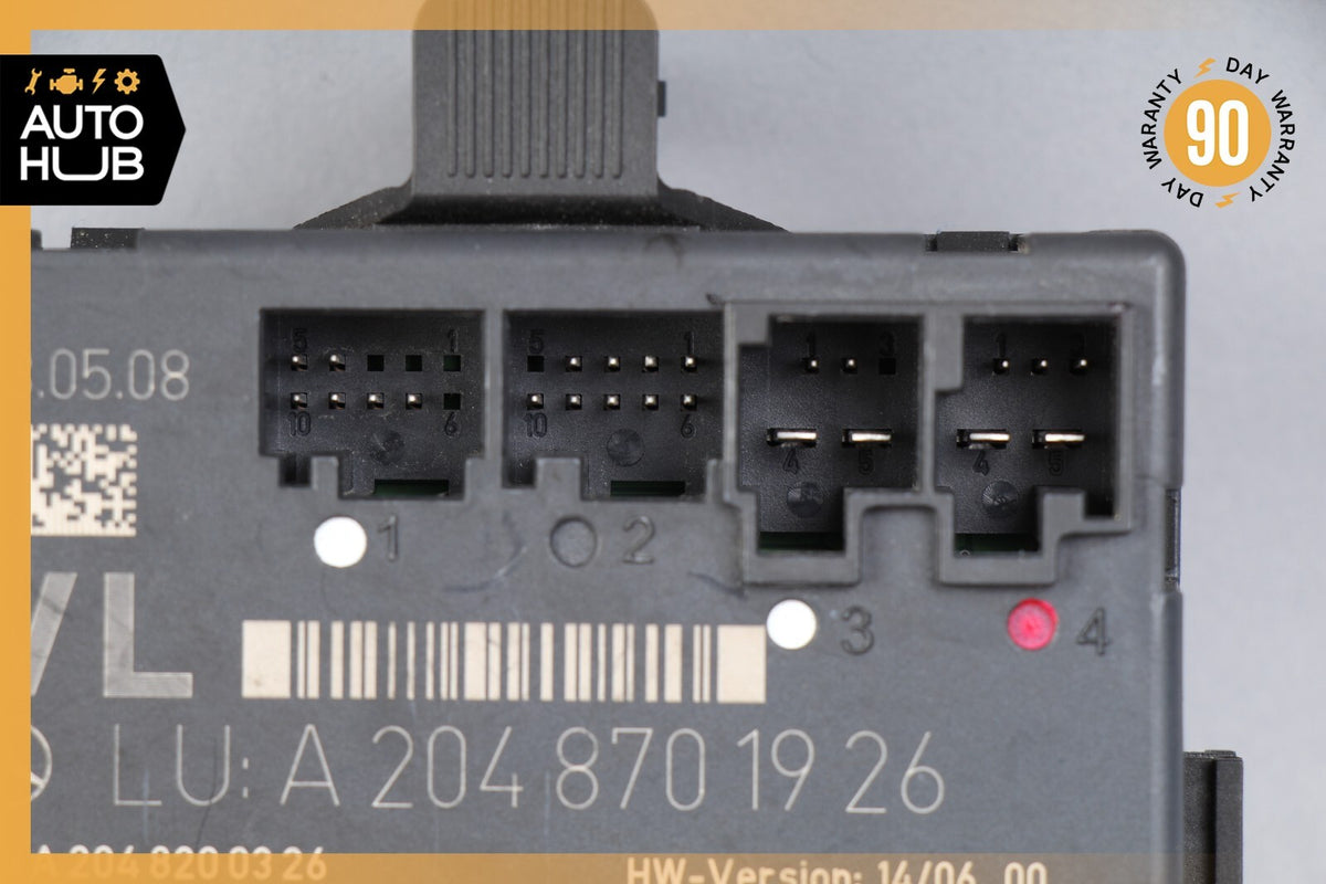 08-18 Mercedes W204 C63 C300 E400 CLS550 Front Left Side Door Control Module OEM - photo 2