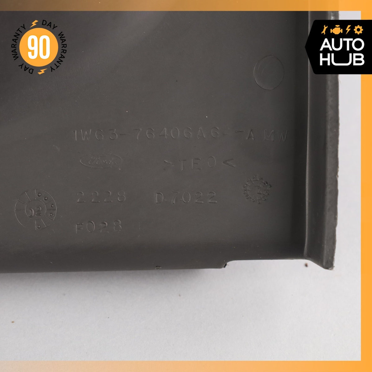 2002 Ford Thunderbird Trunk Lid Lock Latch Cover Trim Panel 1W6376406A6AMW OEM - photo 9