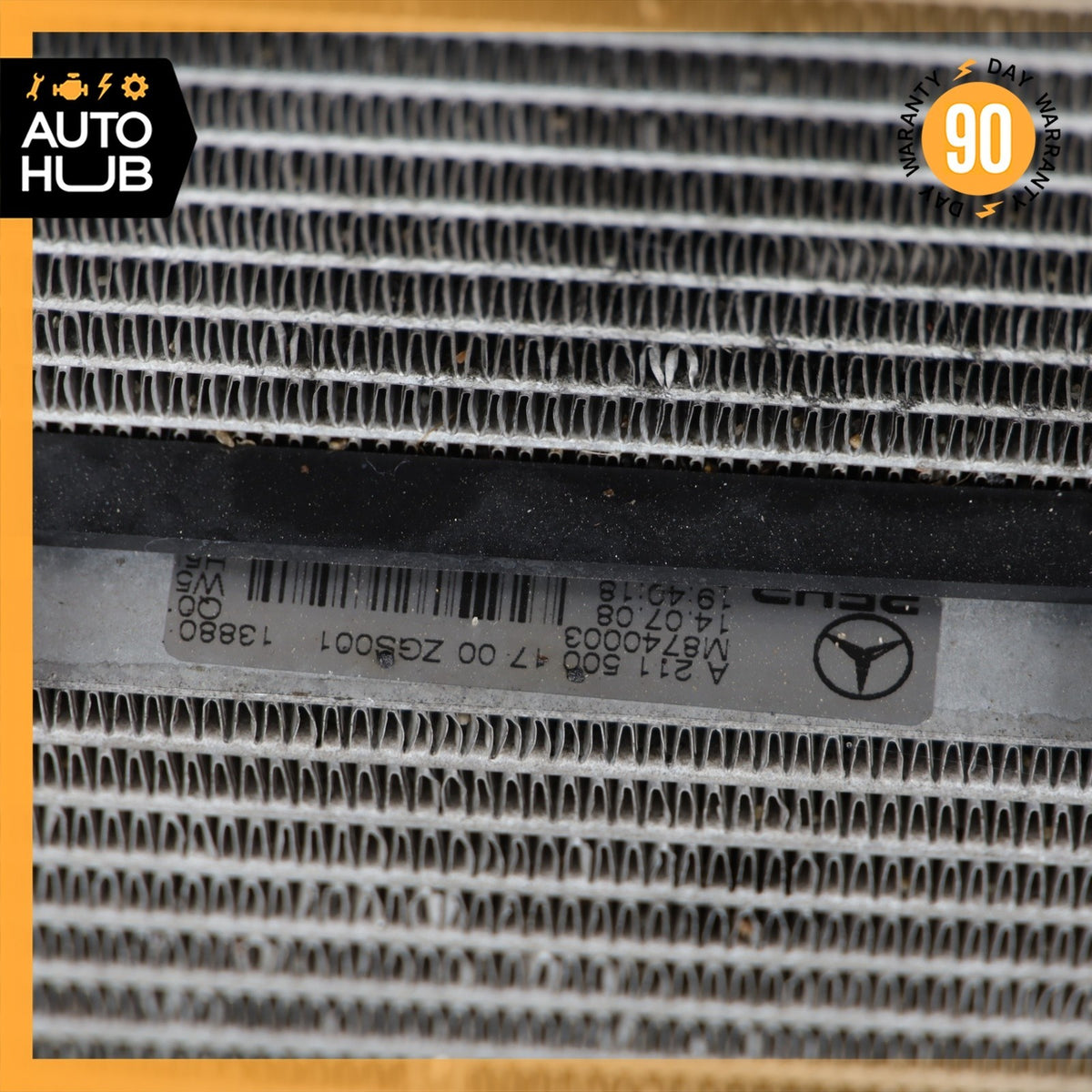 07-12 Mercedes R230 SL550 Engine Cooling Radiator A/C Condensor Oil Cooler OEM - photo 16