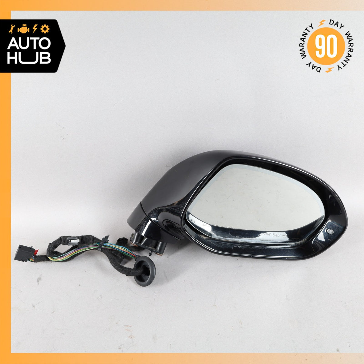 14-18 Bentley Flying Spur Right Side Rear View Door Mirror Black 4W1857410A OEM - photo 2
