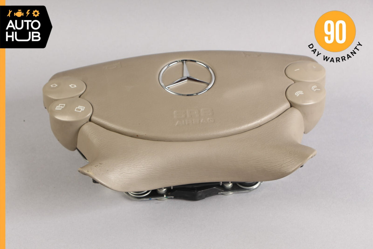 Mercedes R230 SL500 SL55 AMG CLK500 E350 Steering Wheel Airbag Air Bag Beige OEM - photo 6