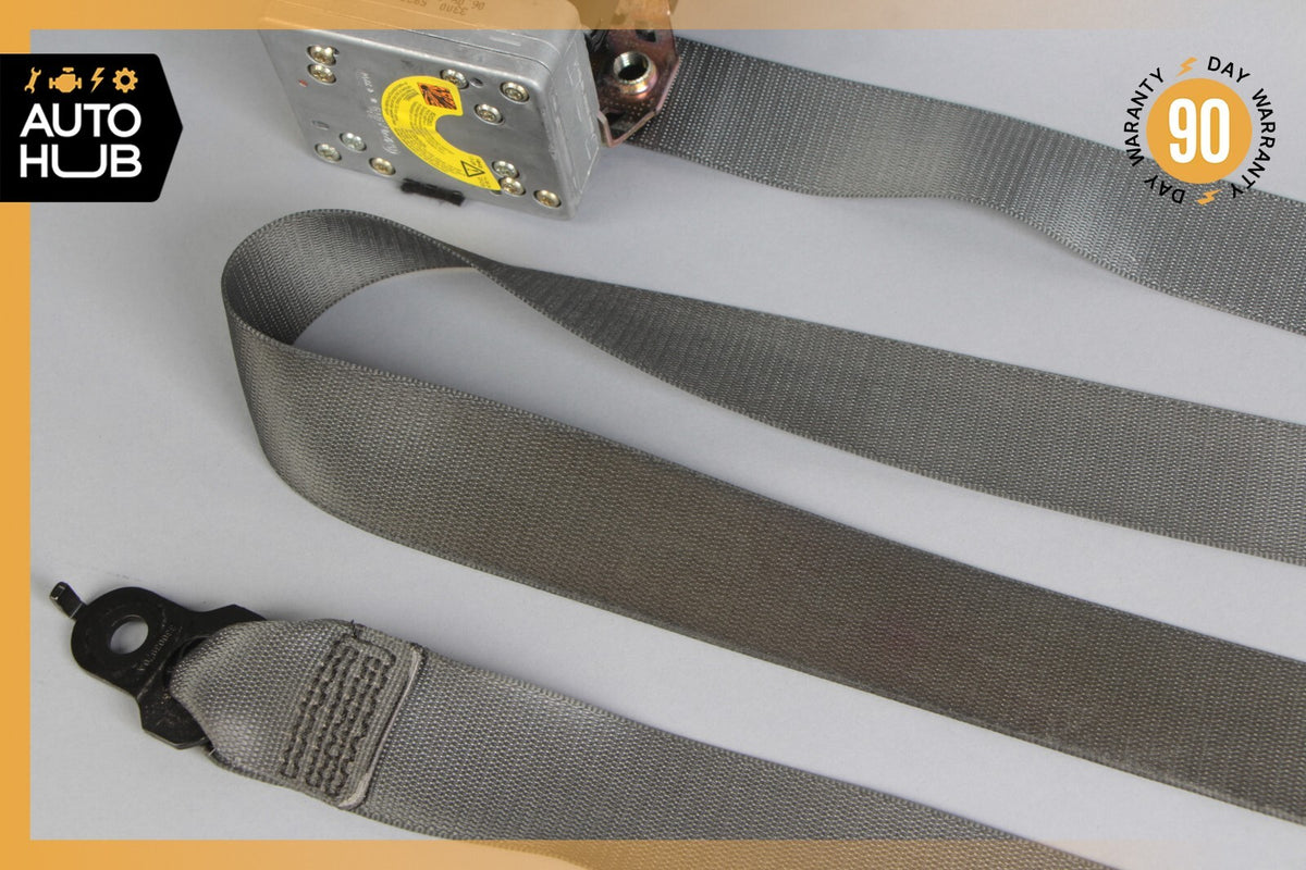 03-06 Mercedes R230 SL500 SL55 AMG Left Side Seat Belt Retractor Charcoal OEM - photo 3