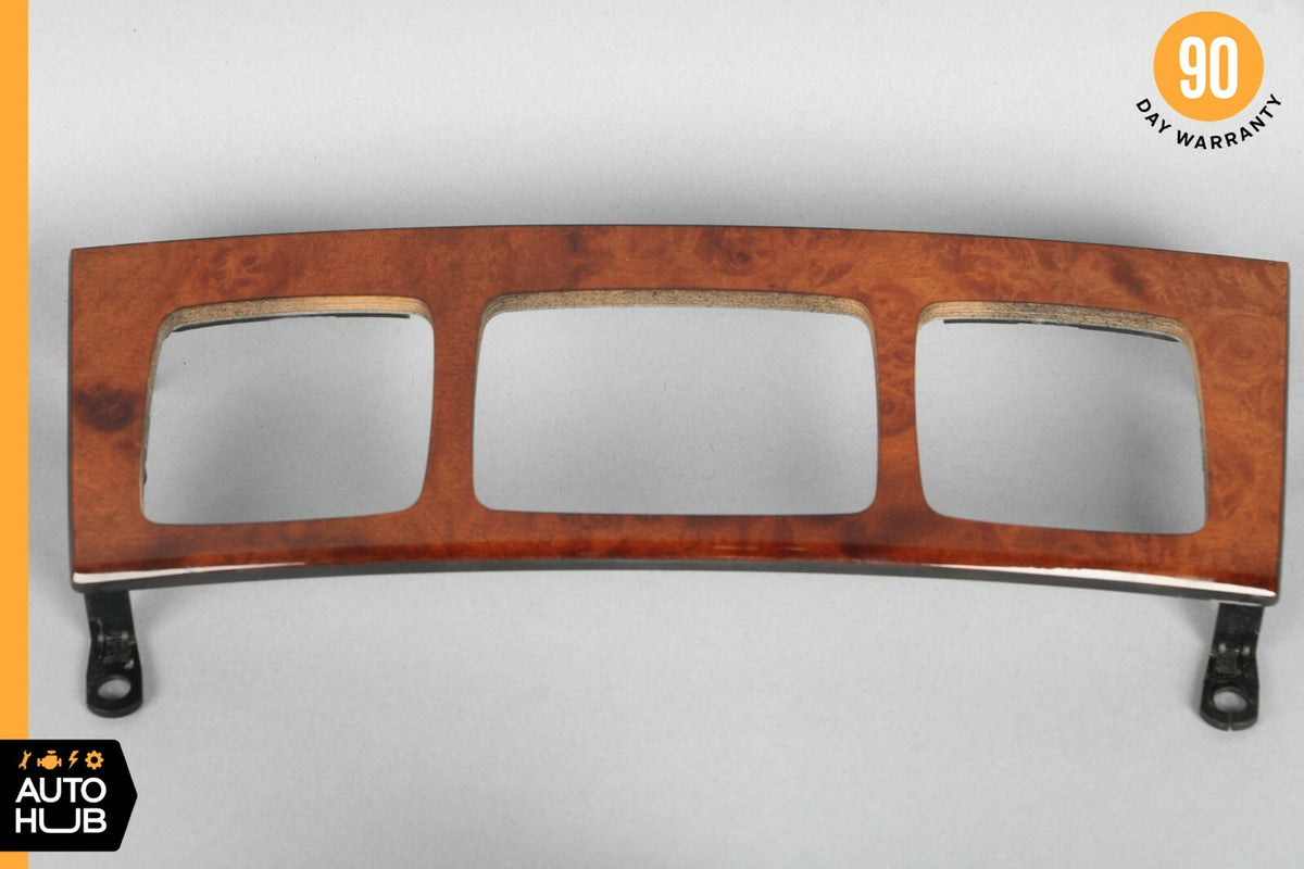 03-06 Mercedes W220 S600 S500 Center Console Trim Bezel Set Wood OEM - photo 5