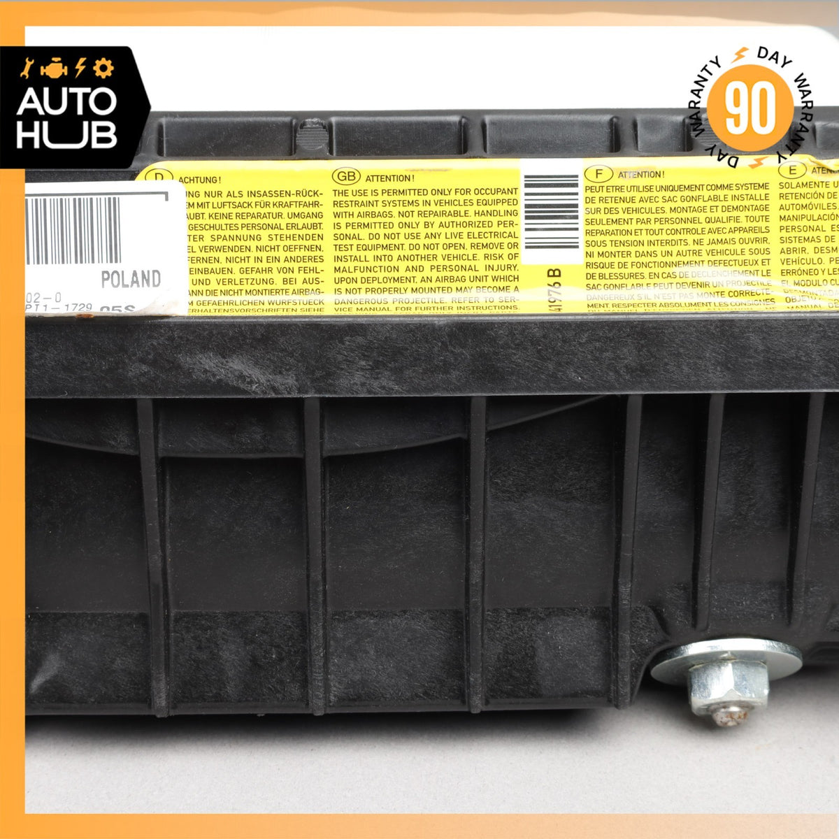11-18 Porsche Cayenne 958 Right Side Dash Airbag Air Bag 7P5880204 OEM 97k - photo 11