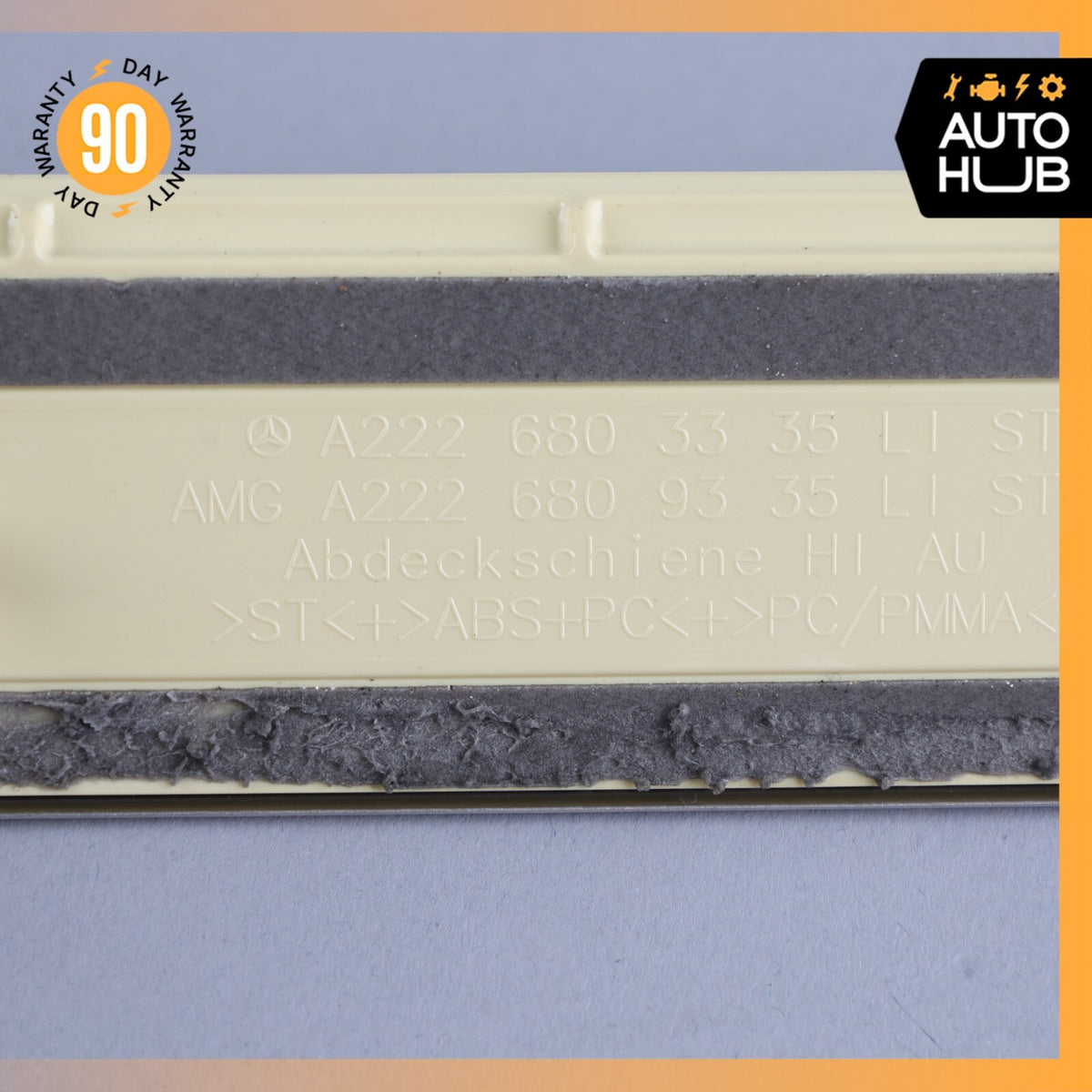 14-20 Mercedes W222 S600 S550 Rear Left Illuminated Door Step Sill Panel OEM - photo 12