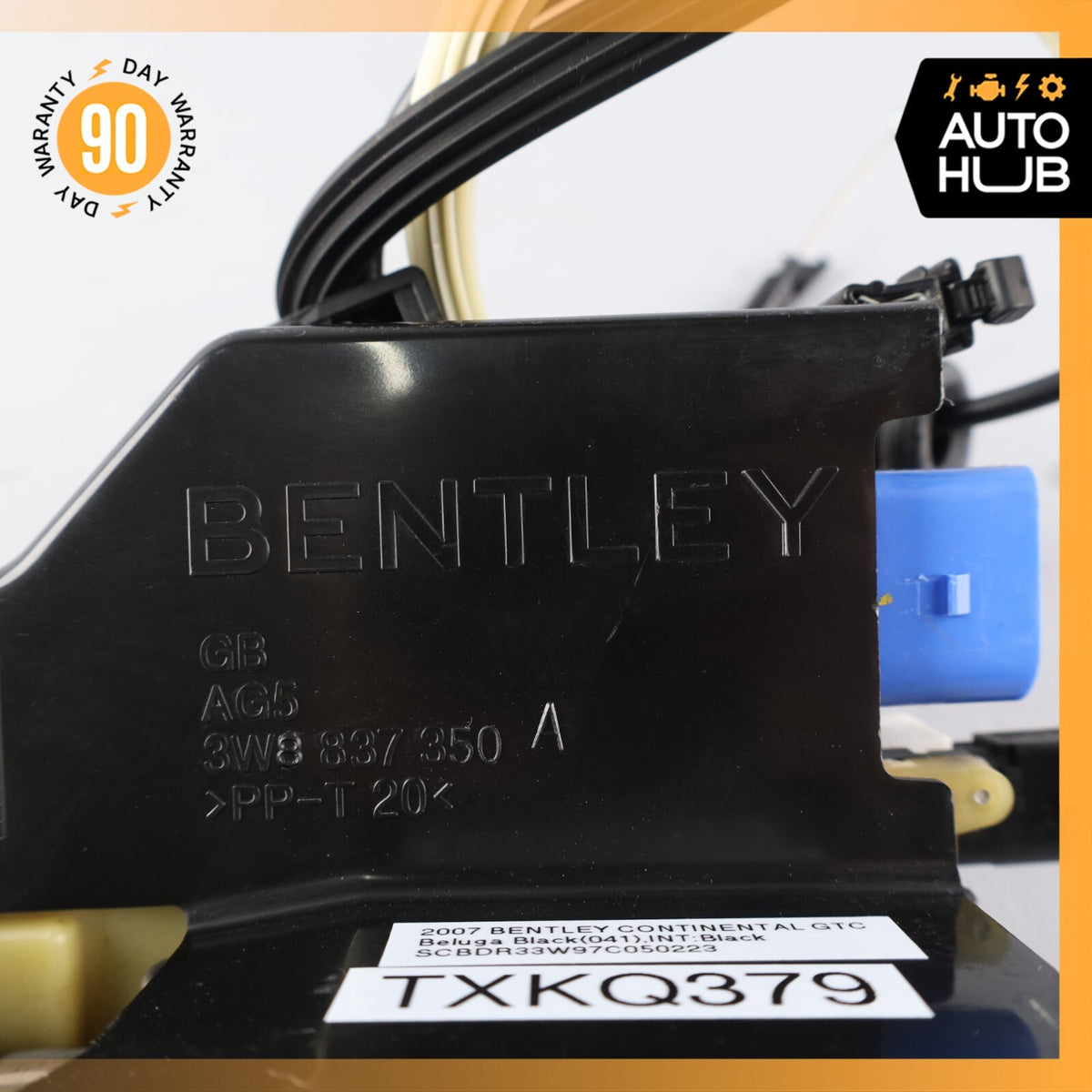 03-10 Bentley Continental GTC Front Right Door Lock Latch Keyless Go OEM - photo 13