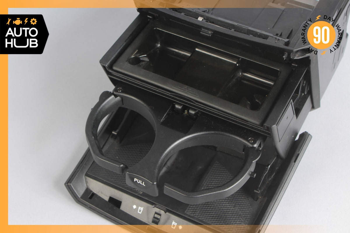 06-13 Mercedes W251 R500 R350 Rear Center Console Cup Holder / Ashtray Black OEM - photo 8