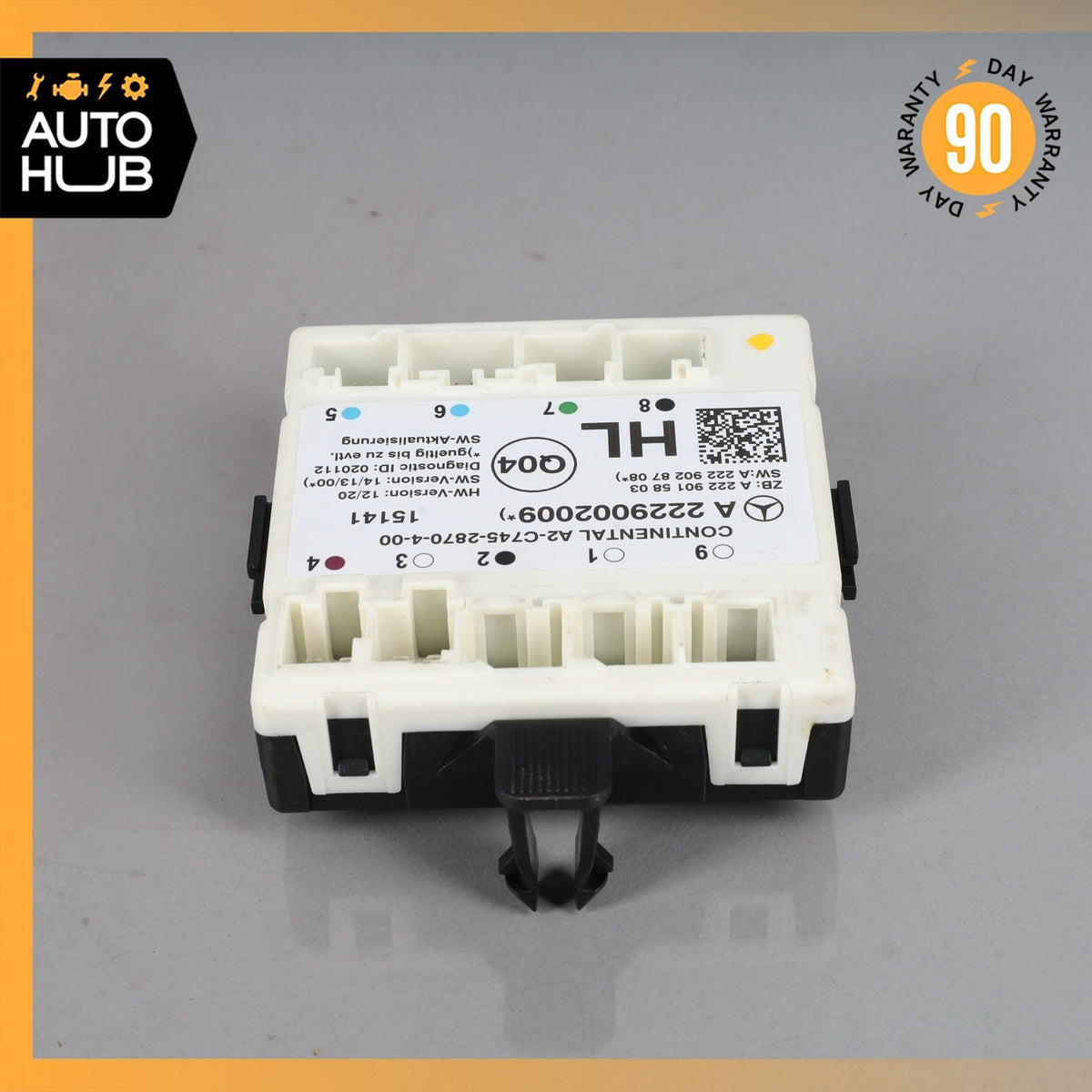 Mercedes W205 C300 Rear Left Side Door Control Module 2229002009 OEM - photo 3