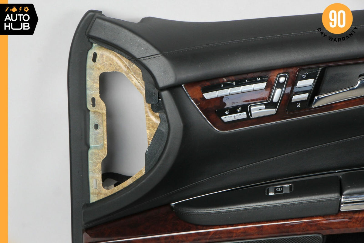 07-10 Mercedes W216 CL600 Front Right Passenger Side Door Panel Black OEM - photo 4