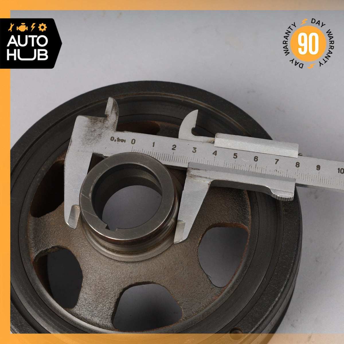 98-07 Mercedes R129 SL500 E430 Engine Motor Crankshaft Pulley Vibration Damper - photo 4
