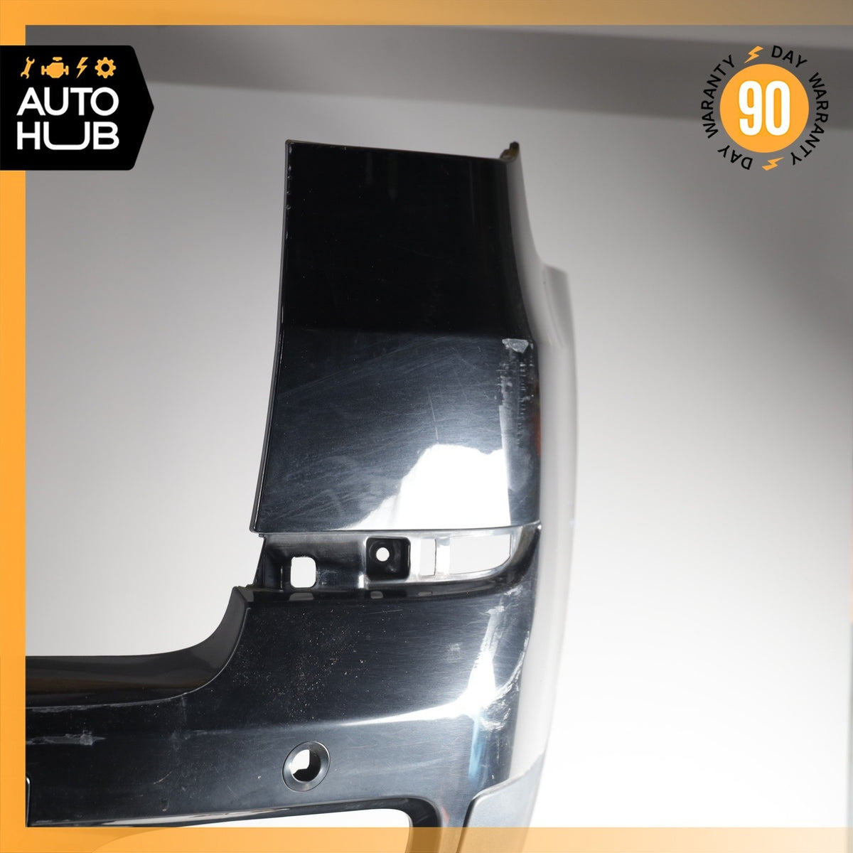 11-13 BMW E70 X5 Rear Bumper Cover Panel Assembly Black OEM - photo 7