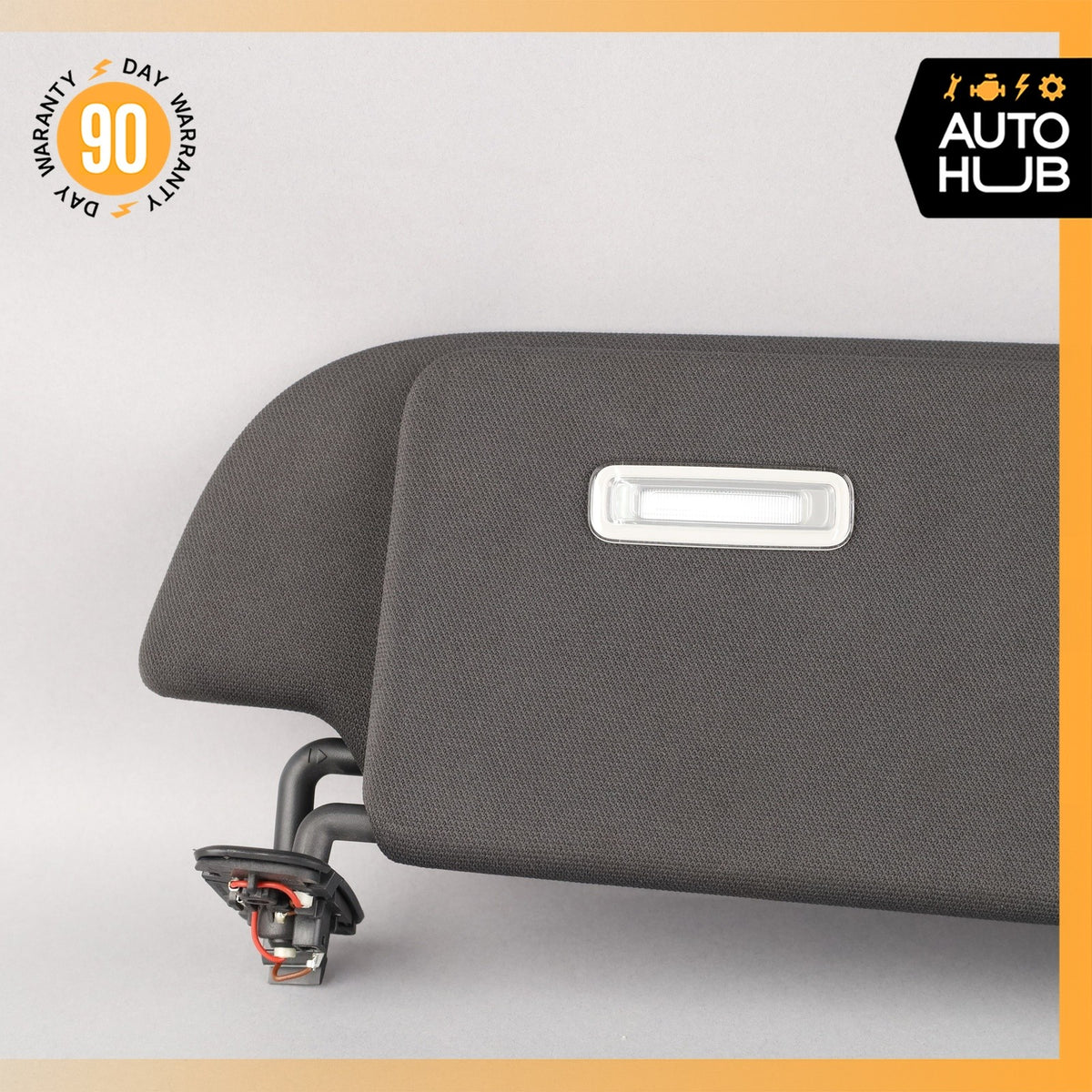 Audi 4M Q7 Left Driver Side Sunvisor Sun Visor Black OEM 87k - photo 5