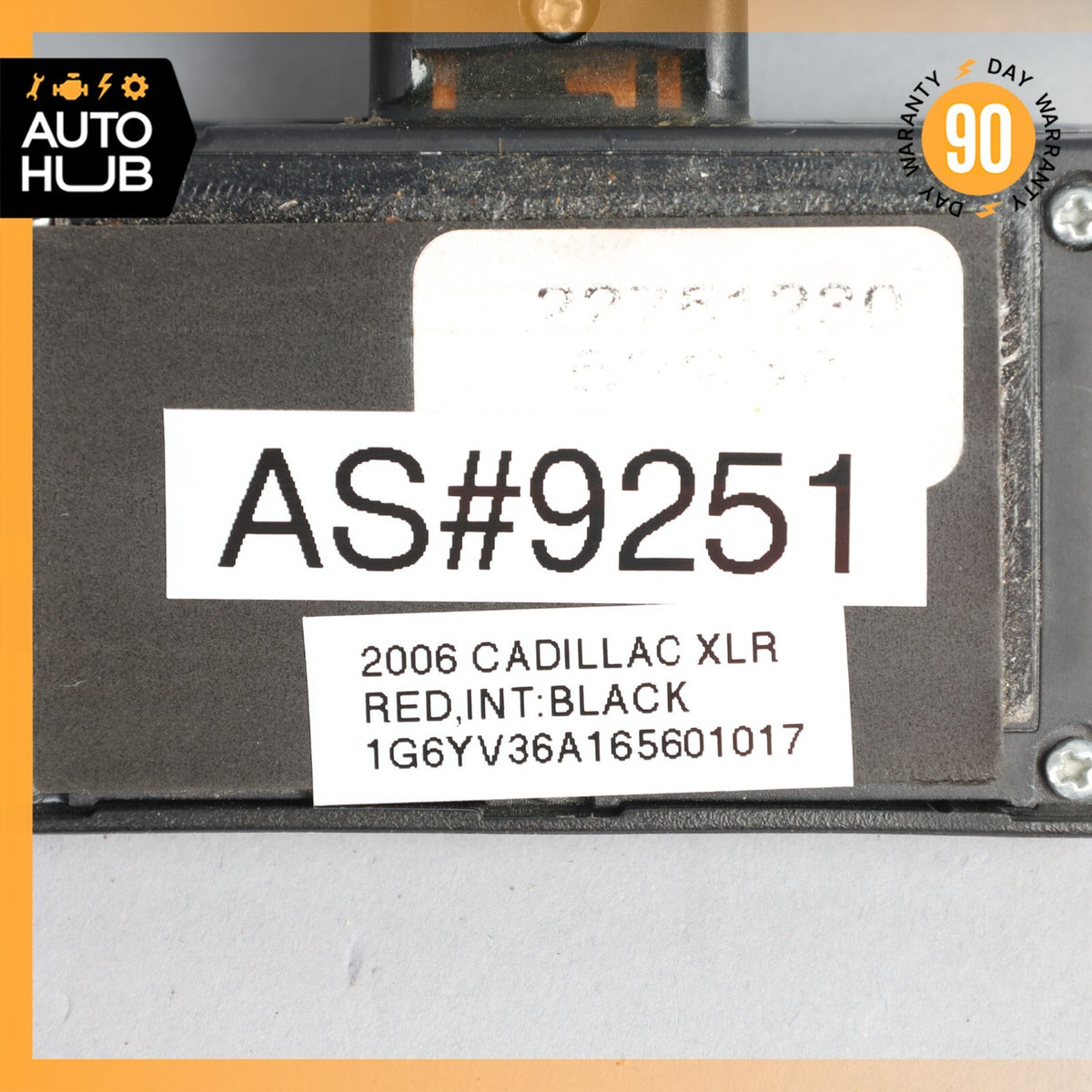 04-13 Cadillac XLR Front Right or Left Door Switch Button 10446243 OEM - photo 7
