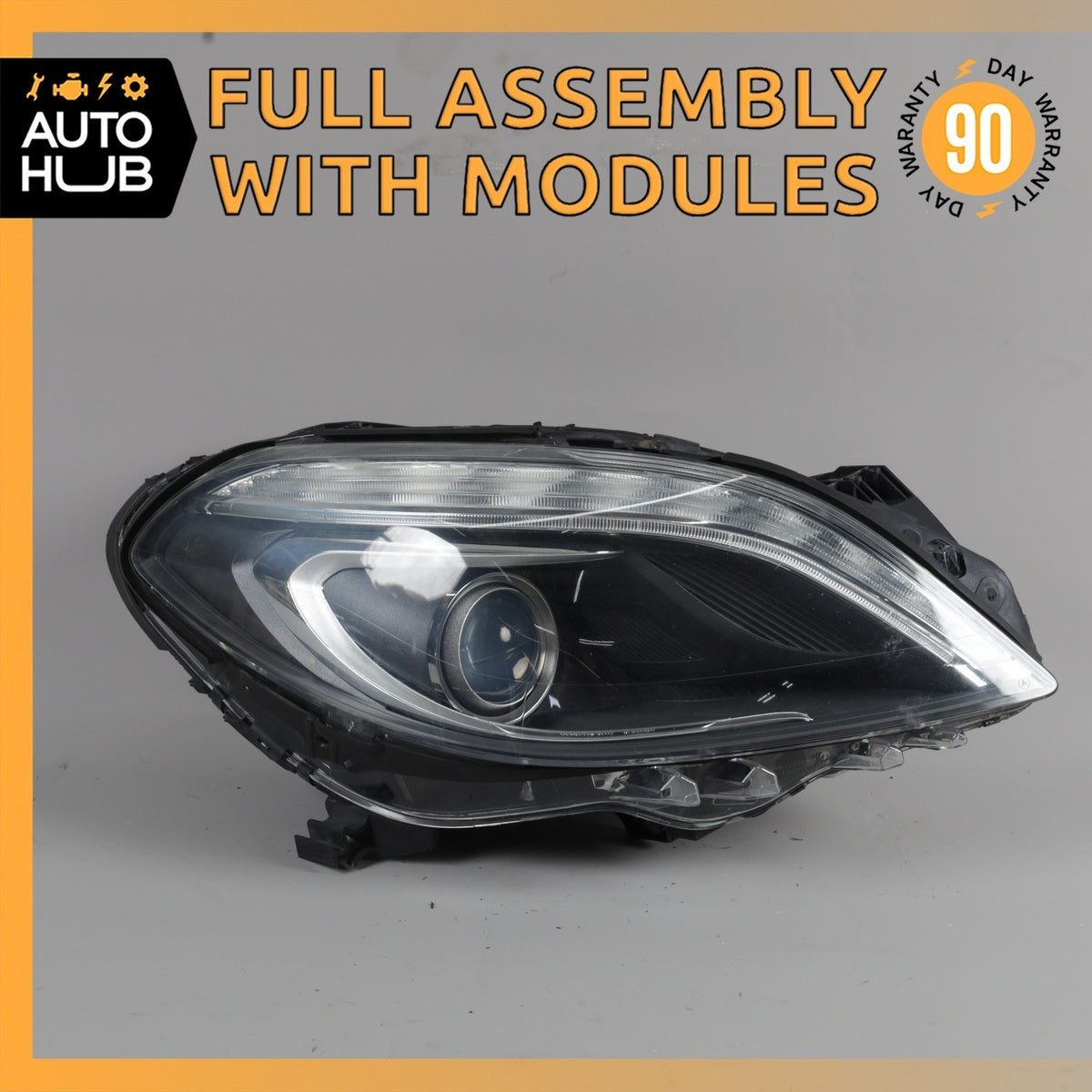 14-17 Mercedes W242 B250e Right Side Headlight Lamp Bi-Xenon 2428200661 OEM - photo 1