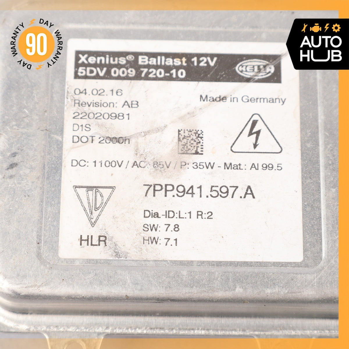 14-16 Porsche Panamera 970 Xenon HID Headlight Ballast Module Unit AFS OEM - photo 9