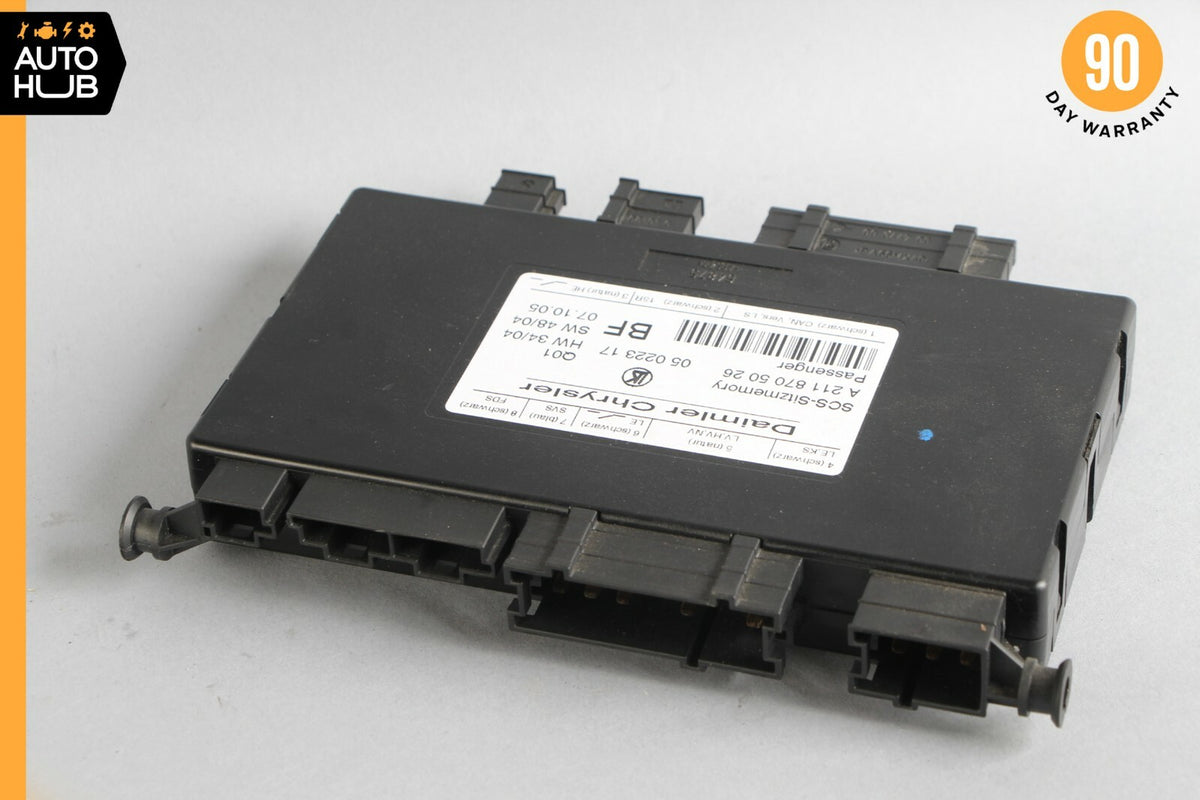 03-11 Mercedes W219 CLS55 E350 Front Right Seat Control Module 2118705026 OEM - photo 2