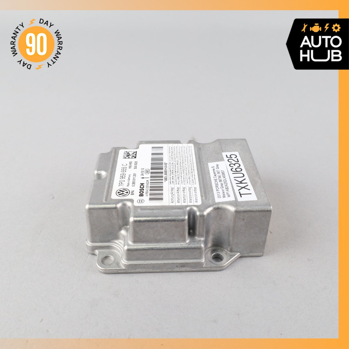 11-14 Porsche Cayenne 958 S Airbag Air Bag Sensor SRS Control Module OEM - photo 4