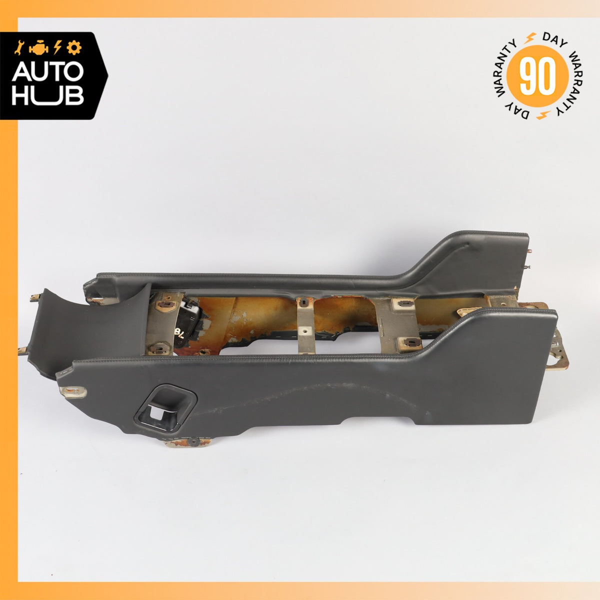 03-17 Bentley Continental GT Coupe Rear Center Console Armrest Storage Black OEM - photo 2