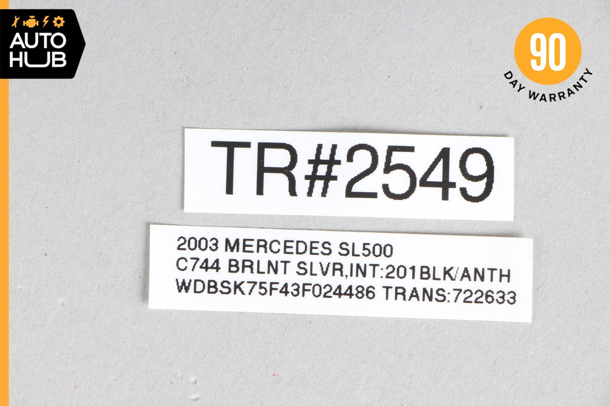 Mercedes R230 SL500 SL55 Convertible Top Main Drive Lift Cylinder Right Side OEM - photo 11