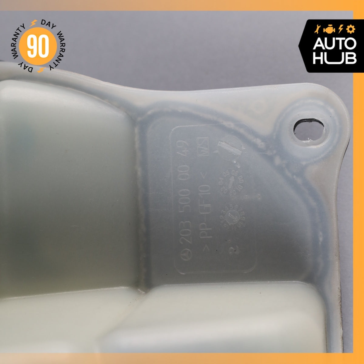 01-09 Mercedes W209 CLK350 C230 Engine Radiator Coolant Expansion Tank OEM - photo 7