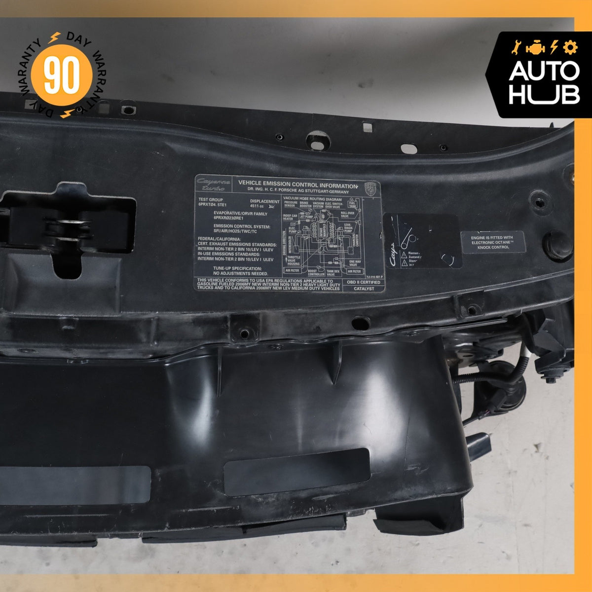 03-06 Porsche Cayenne 955 Turbo Front Radiator Support Bracket OEM - photo 8