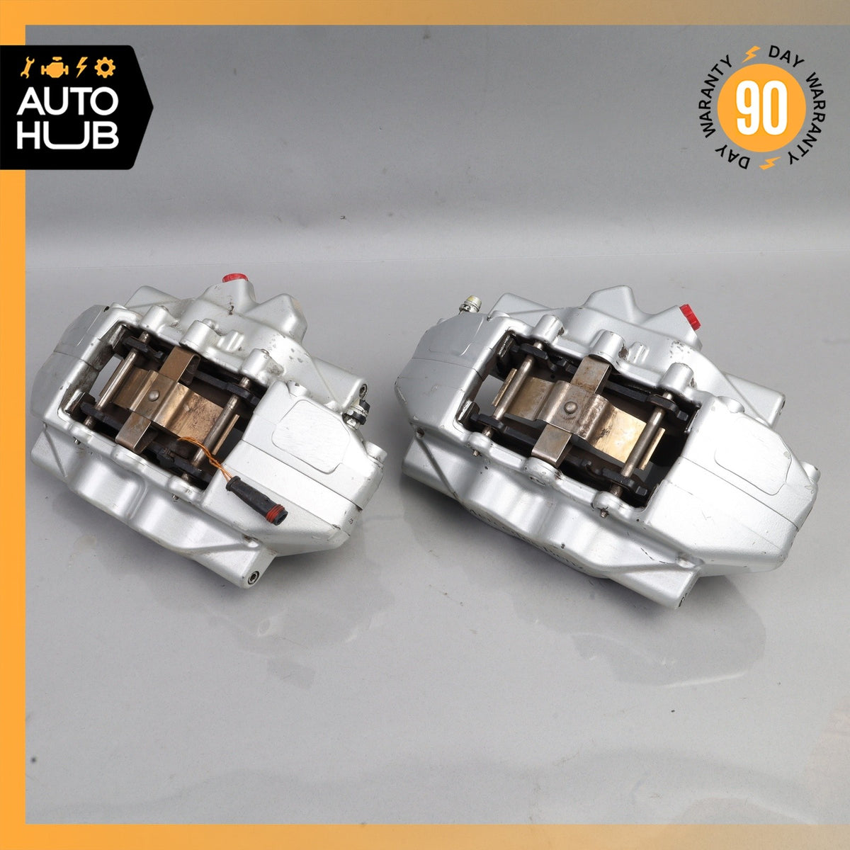 03-06 Mercedes W215 CL600 CL55 AMG Rear Left & Right Brake Calipers Set OEM - photo 3