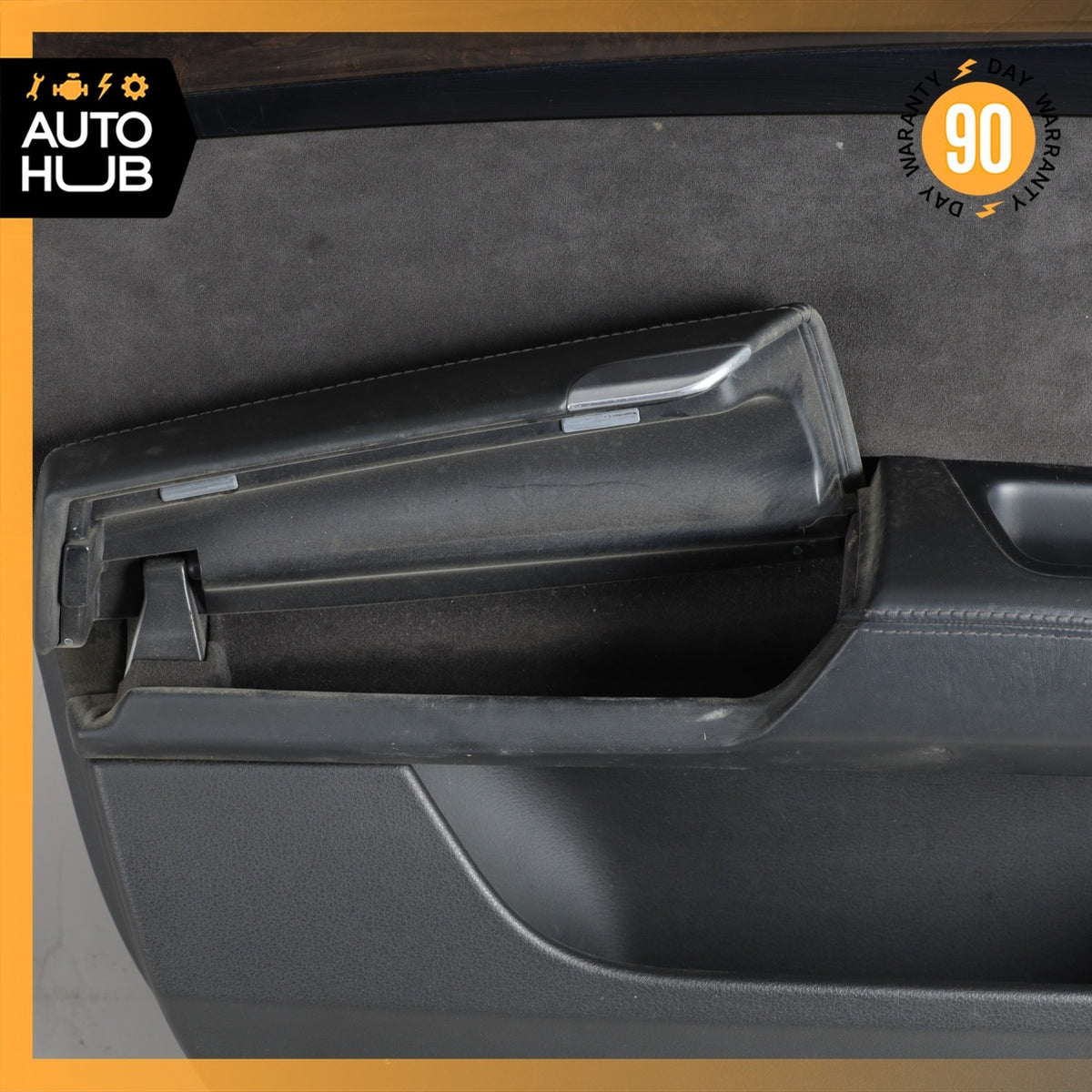 11-17 Audi D4 A8 A8L Front Left Driver Side Interior Door Panel Black Suede OEM - photo 8