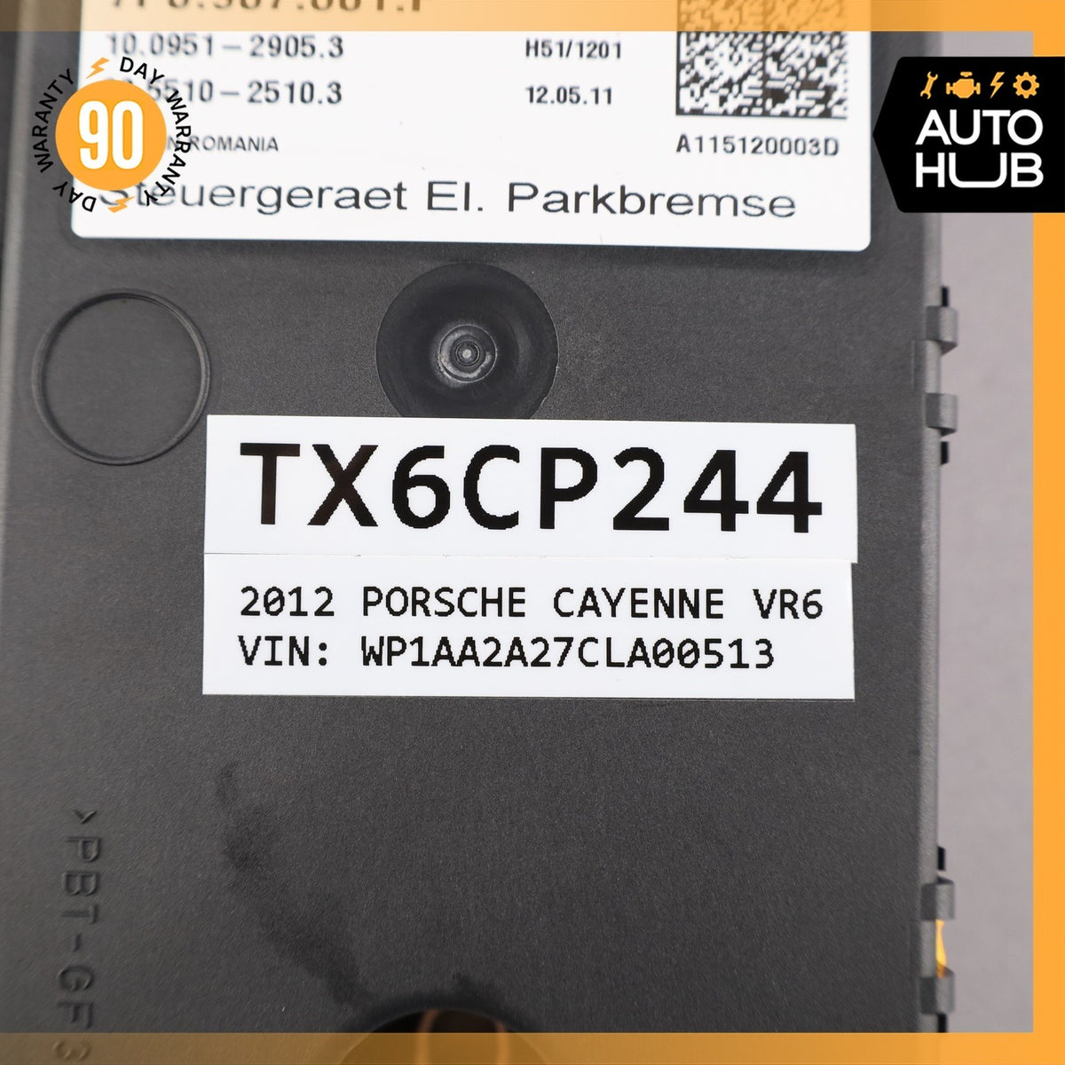 11-18 Porsche Cayenne 958 Electronic Parking Brake Control Module 7P0907801F OEM - photo 9