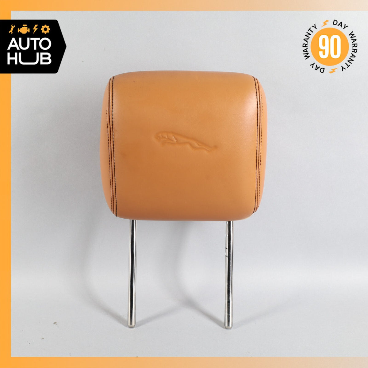2016 Jaguar X351 XJ Front Left Driver Side Seat Headrest Head Rest Tan OEM 37k - photo 1
