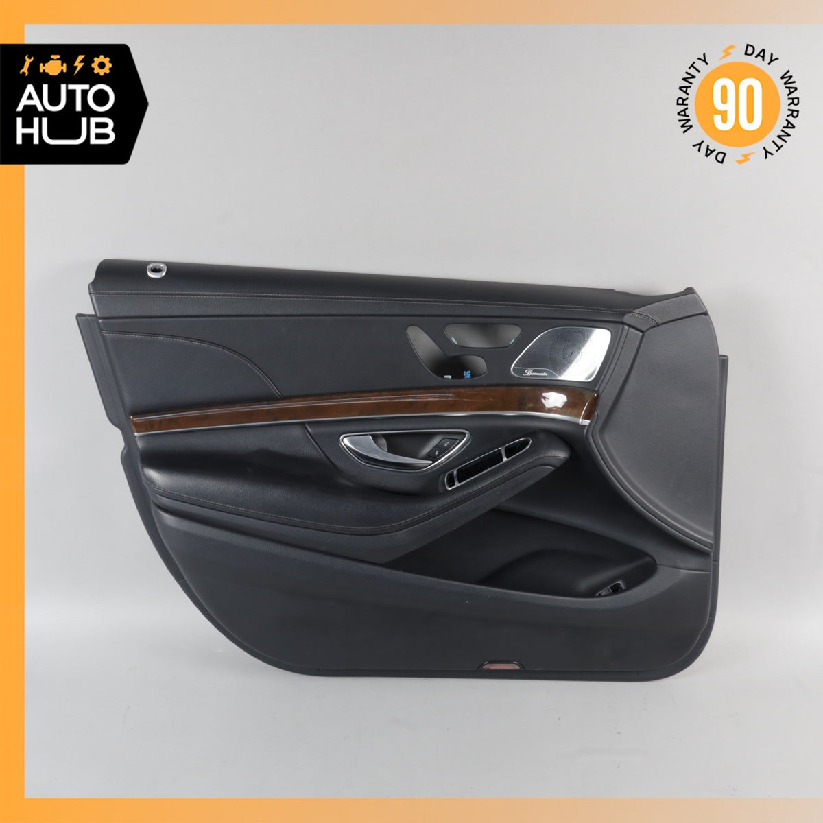 14-17 Mercedes W222 S550 S550e Front Left Driver Side Door Panel Black OEM - photo 1