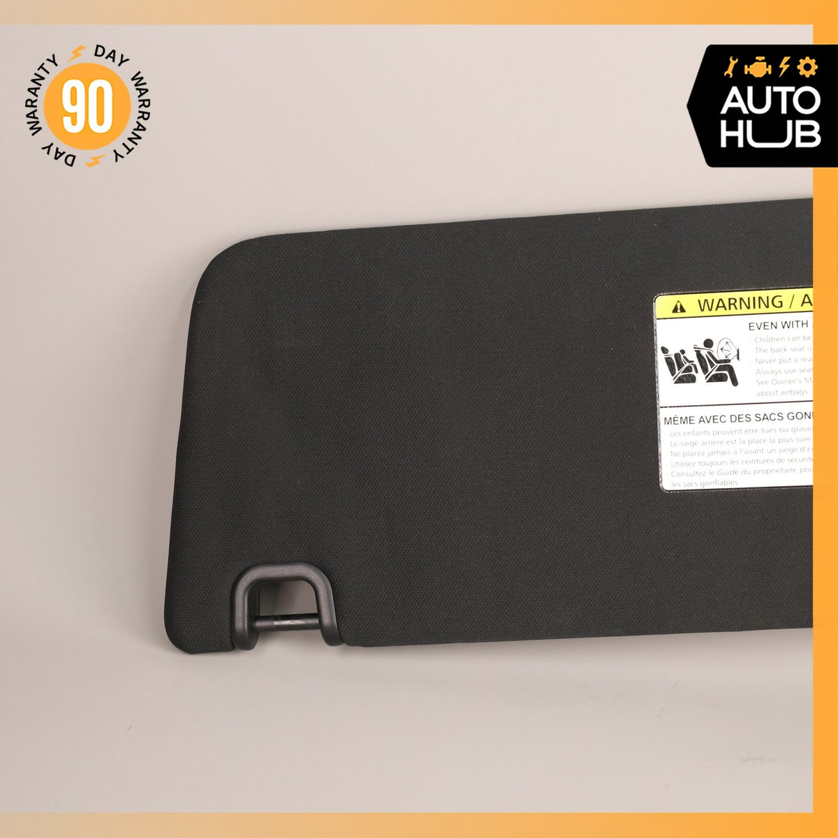 LR Range Rover Sport L494 L405 Right Sunvisor Sun Visor Shade Black OEM - photo 3