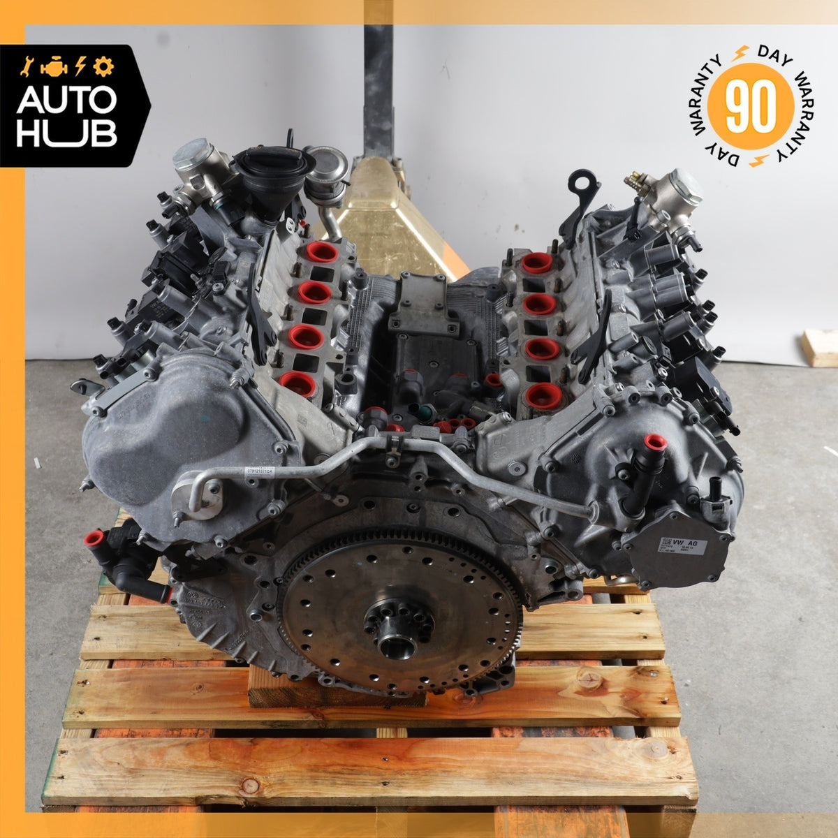 13-18 Audi C7 S6 A8 S7 4.0L V8 Engine Motor Assembly CEUC OEM 52k - photo 6