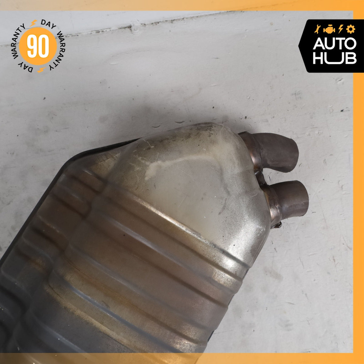 96-99 Mercedes W140 CL600 S600 Coupe Exhaust Muffler OEM 63k - photo 13