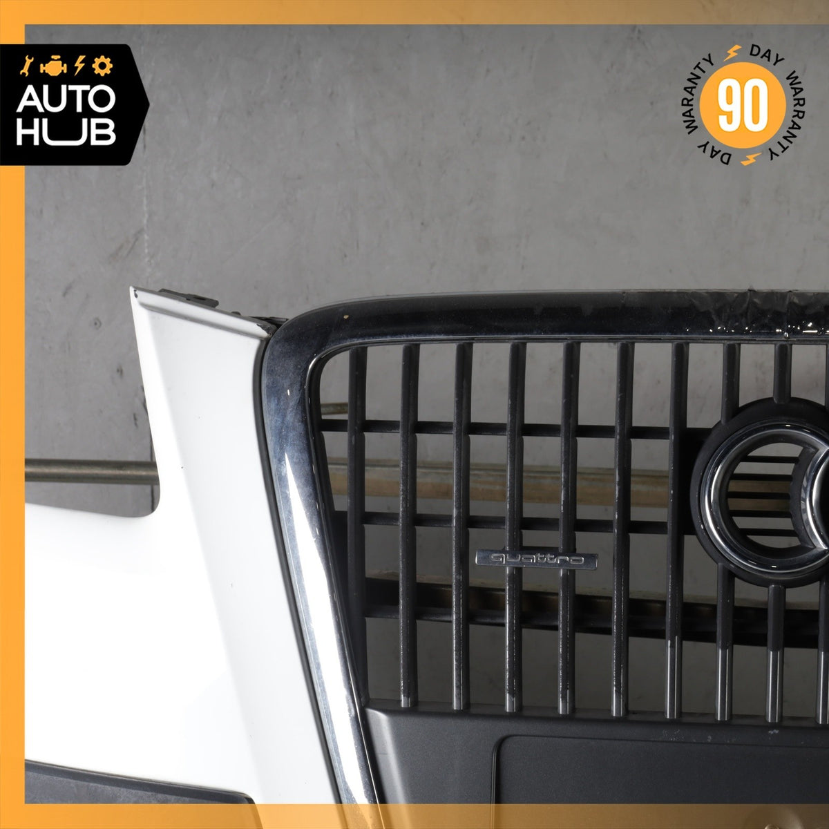 09-12 Audi 8R Q5 Front Bumper Cover Assembly White OEM - photo 5
