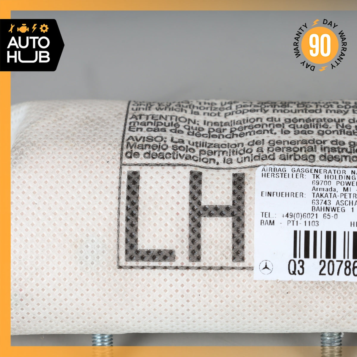 Mercedes W207 E550 E400 C250 Front Left Driver Side Seat Airbag Air Bag OEM - photo 5