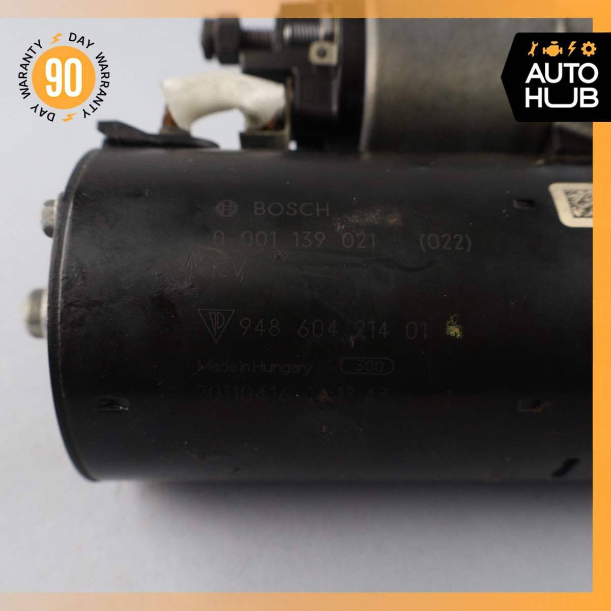2011 Porsche Cayenne Turbo 958 Engine Motor Starter OEM - photo 9