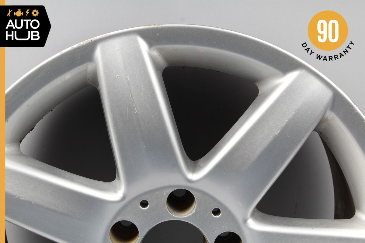 Mercedes R230 SL500 SL600 8.5 X R17 17" Wheel Rim Silver 2304010902 OEM - photo 2
