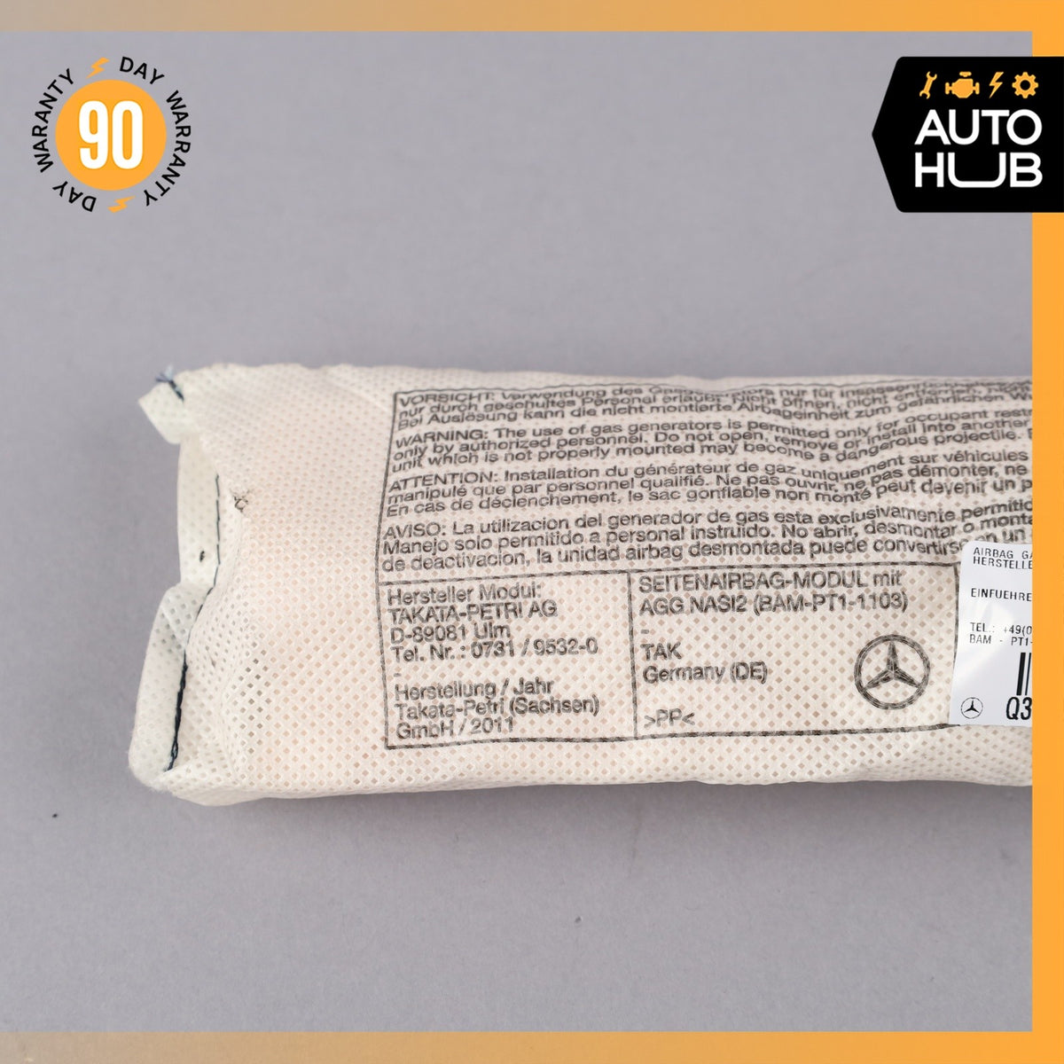 Mercedes W204 C250 E550 E350 Front Right Side Seat Airbag Air Bag OEM - photo 3