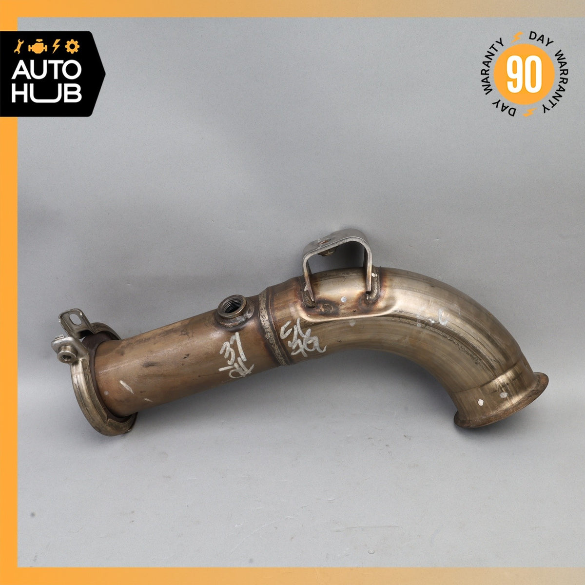 Mercedes X164 GL350 CDI Engine Front Exhaust Downpipe 1644920301 OEM - photo 1