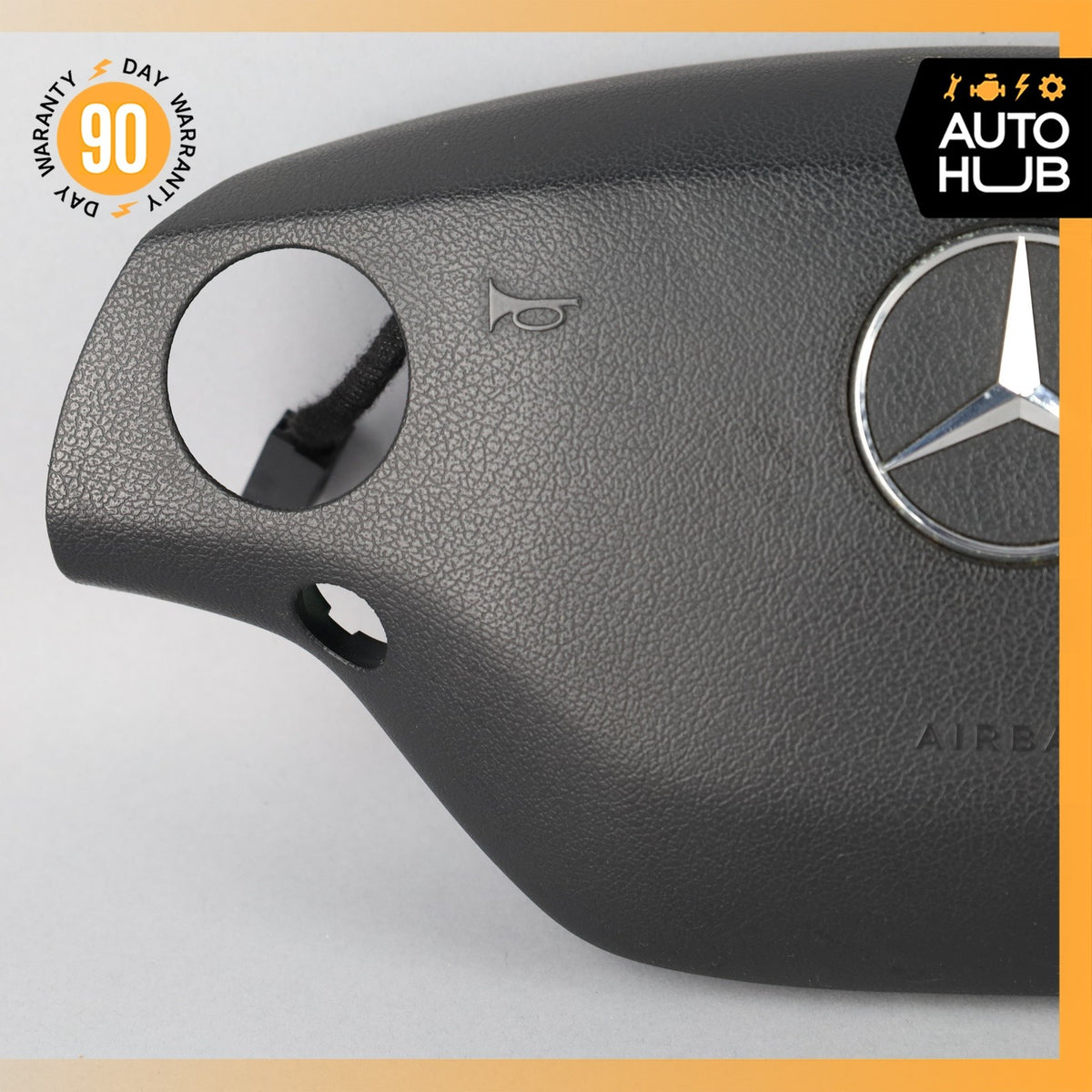 07-10 Mercedes W221 S63 CL550 S450 Steering Wheel Airbag Air Bag Black OEM - photo 3