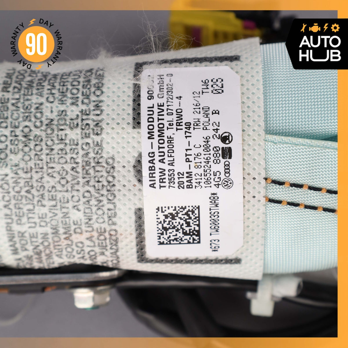 Audi C7 S6 Front Right Passenger Seat Airbag Air Bag 4G5880242B OEM - photo 5
