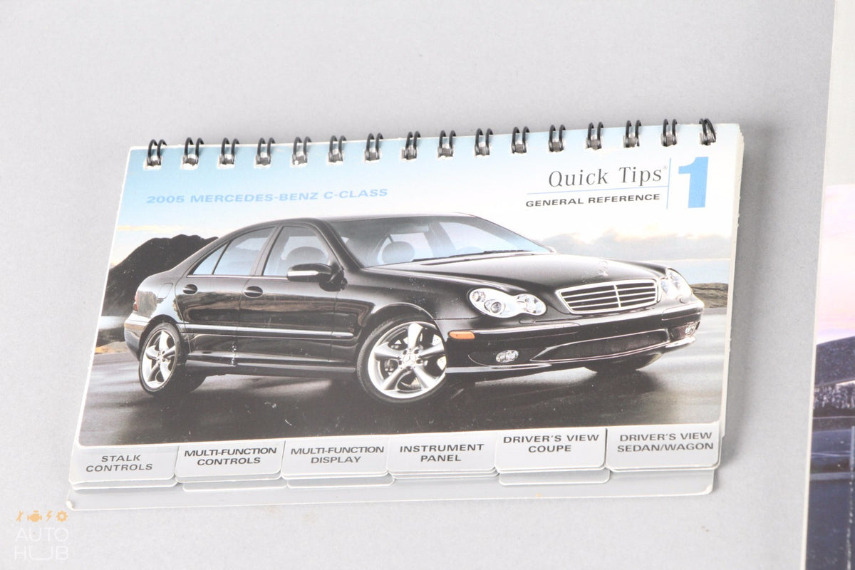2005 Mercede-Benz W203 C240 Owner's Manual Book Assembly OEM - photo 10