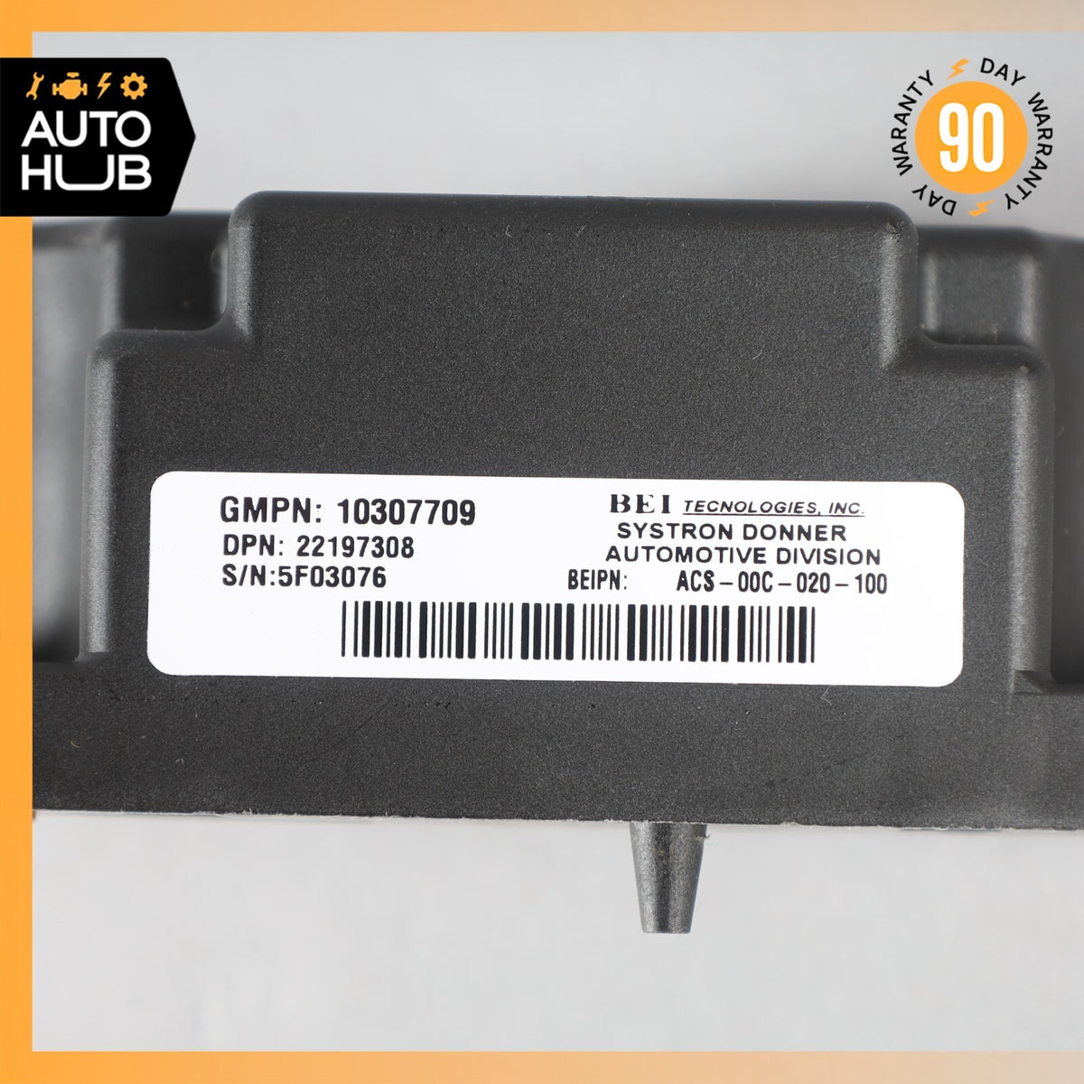 04-10 Cadillac XLR / Corvette / Terraza Yaw Turn Rate Sensor 10307709 OEM 51k - photo 6