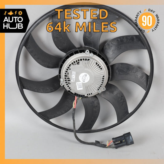 11-18 Porsche Cayenne 958 4.8L Engine Cooling Radiator Fan Motor w/Blade OEM 64k - photo 1