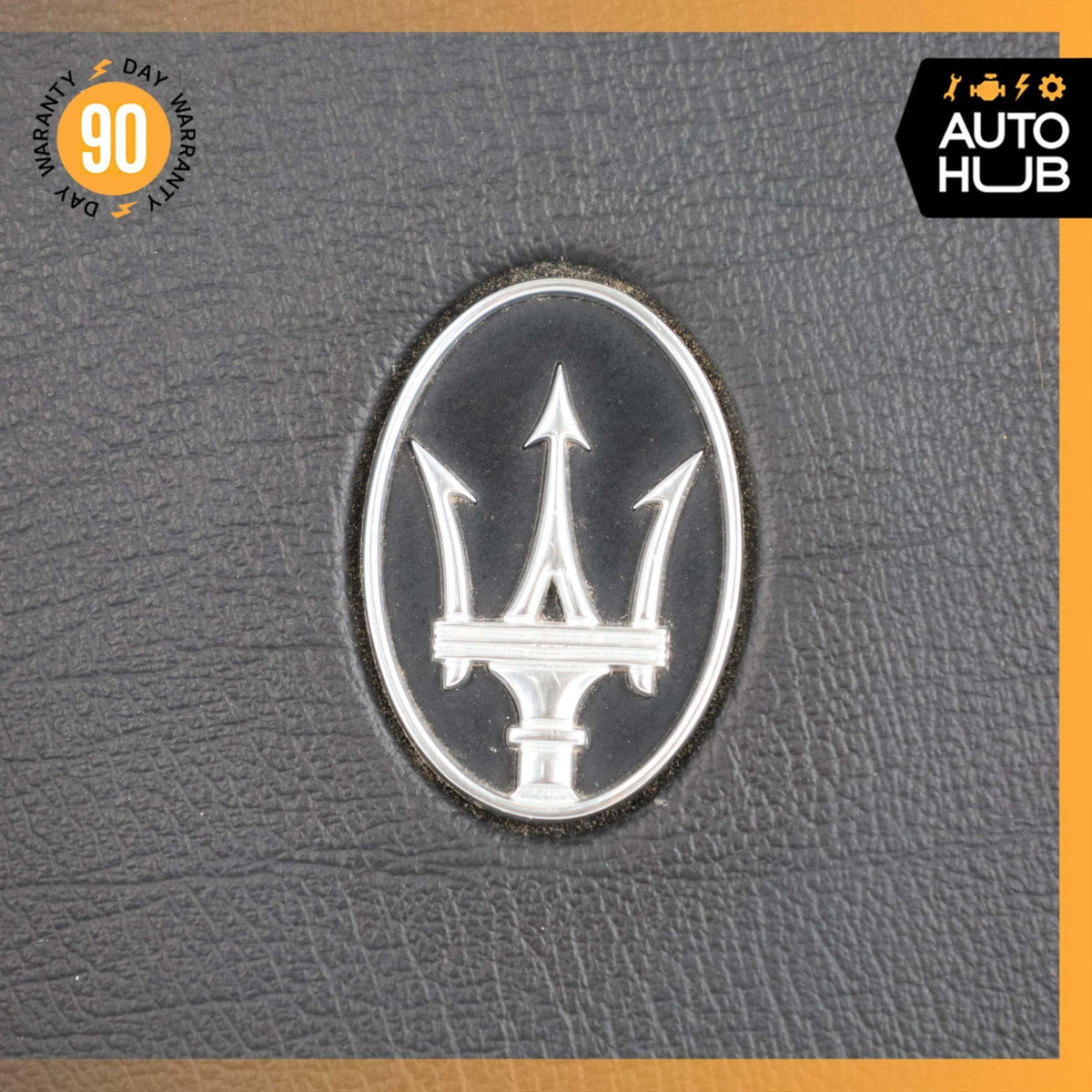 08-19 Maserati GranTurismo M145 Steering Wheel Air Bag Airbag Black OEM - photo 3