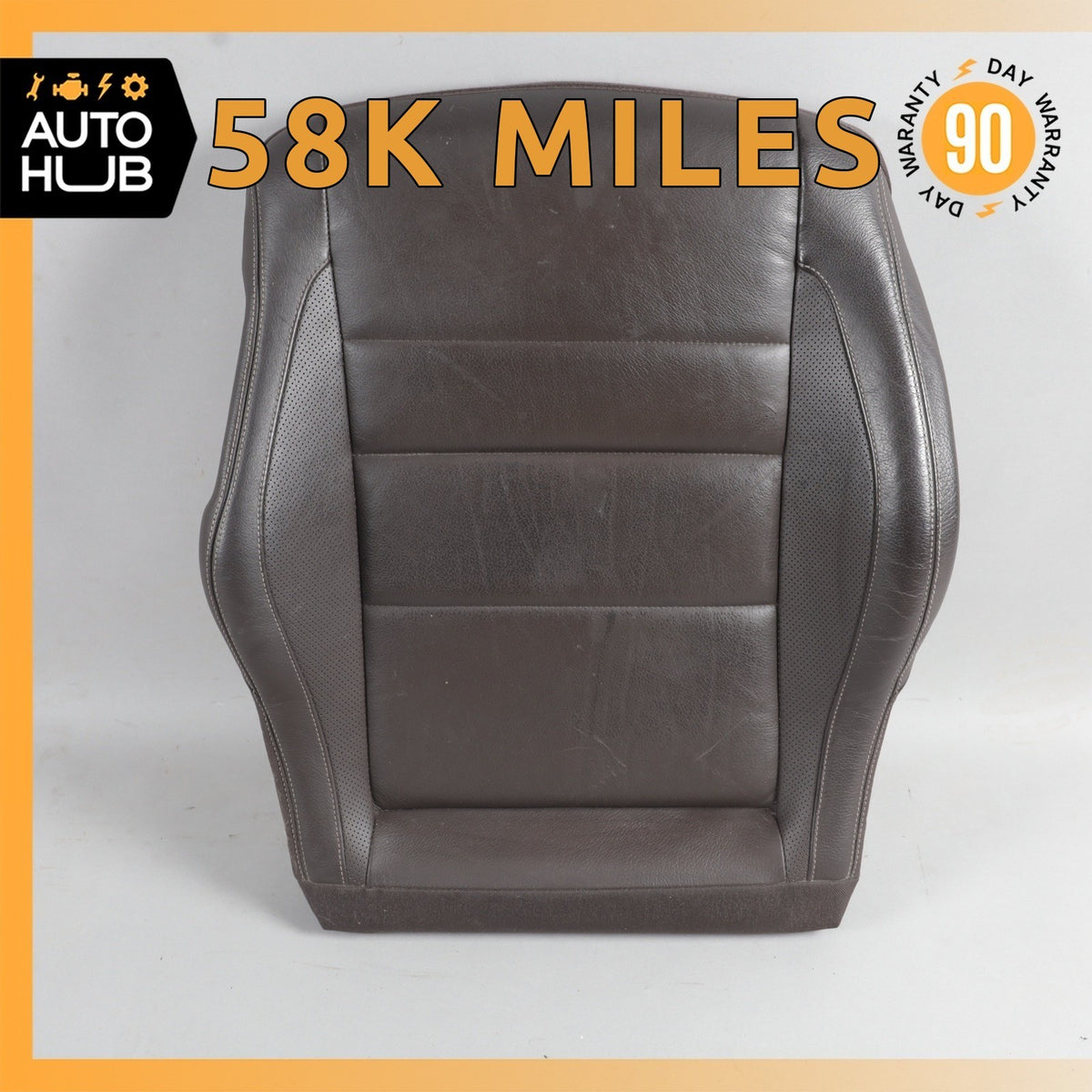 10-17 Mercedes W207 E400 E350 E550 Front Right Side Seat Cushion Lower Brown OEM - photo 1