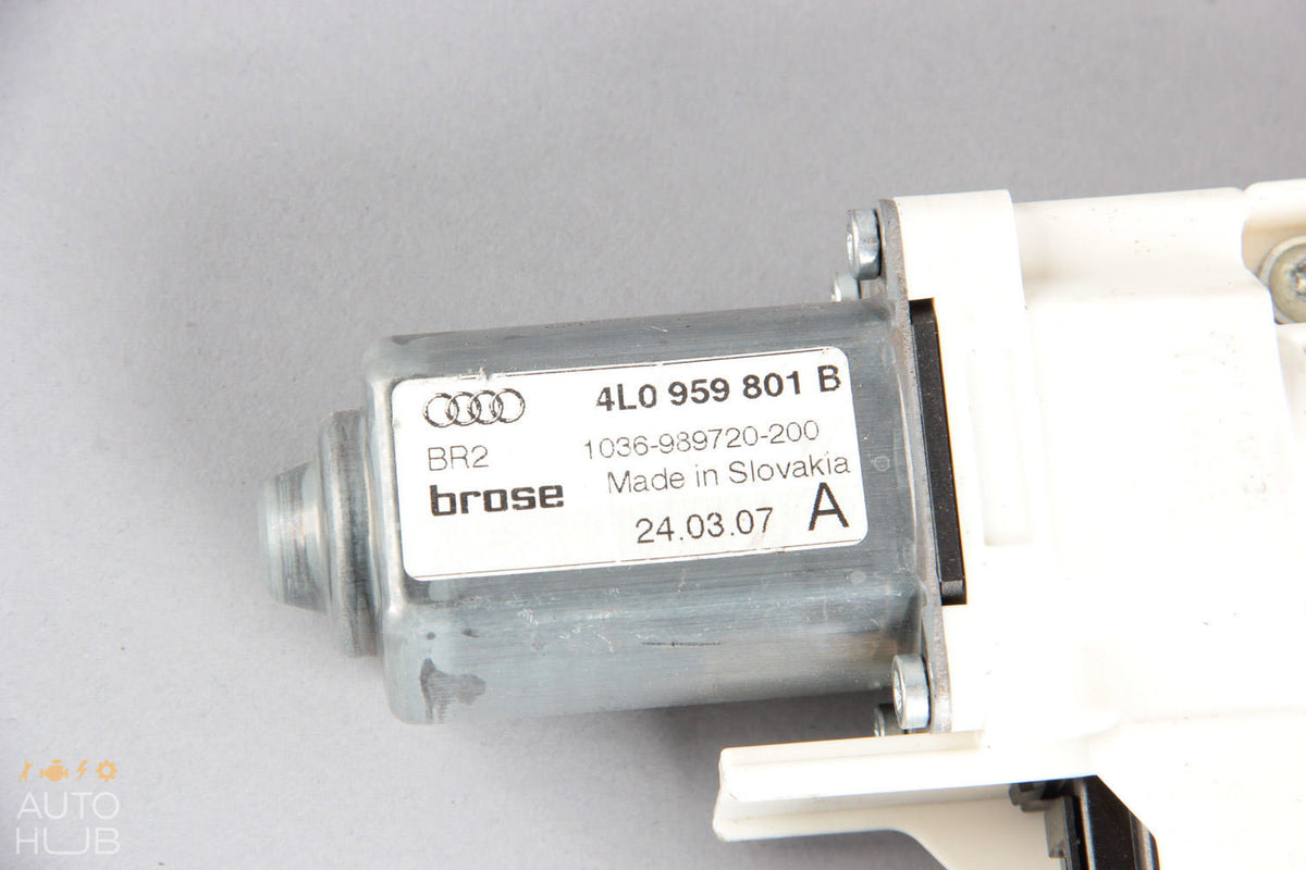 07-10 Audi Q7 4L Front Left Driver Side Window Regulator Motor 4L0837461A OEM - photo 12