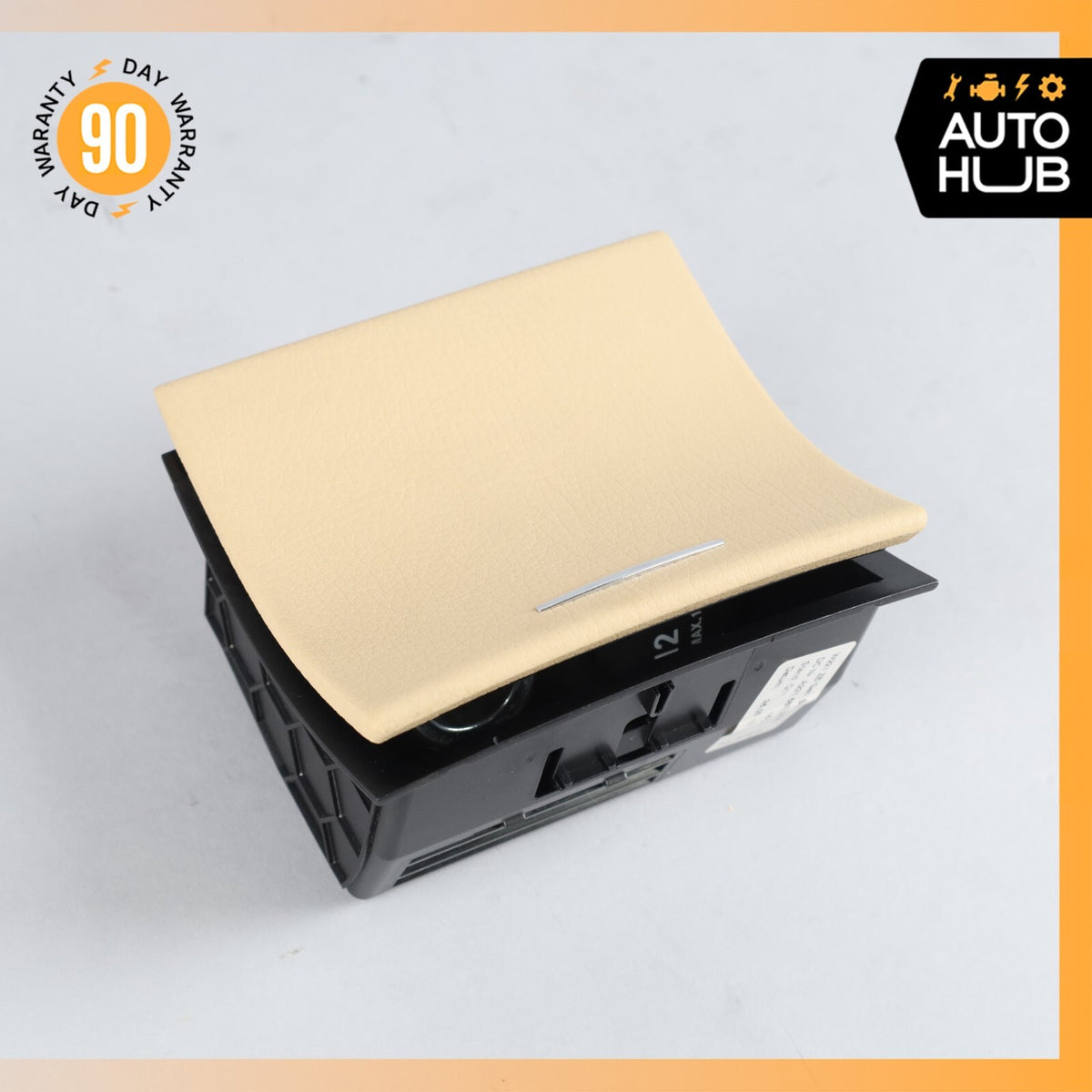 07-09 Mercedes W221 S550 S65 AMG Rear Ashtray Lighter Compartment OEM - photo 1