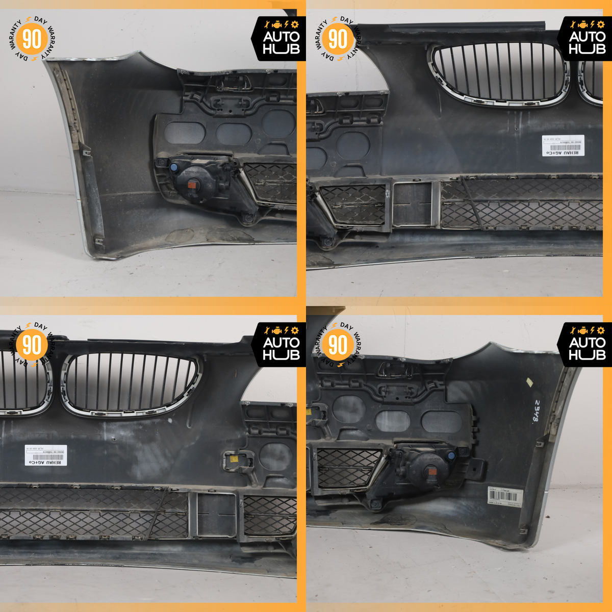 08-10 BMW E60 535i 545i 550i Front Bumper Cover Panel Silver OEM - photo 21