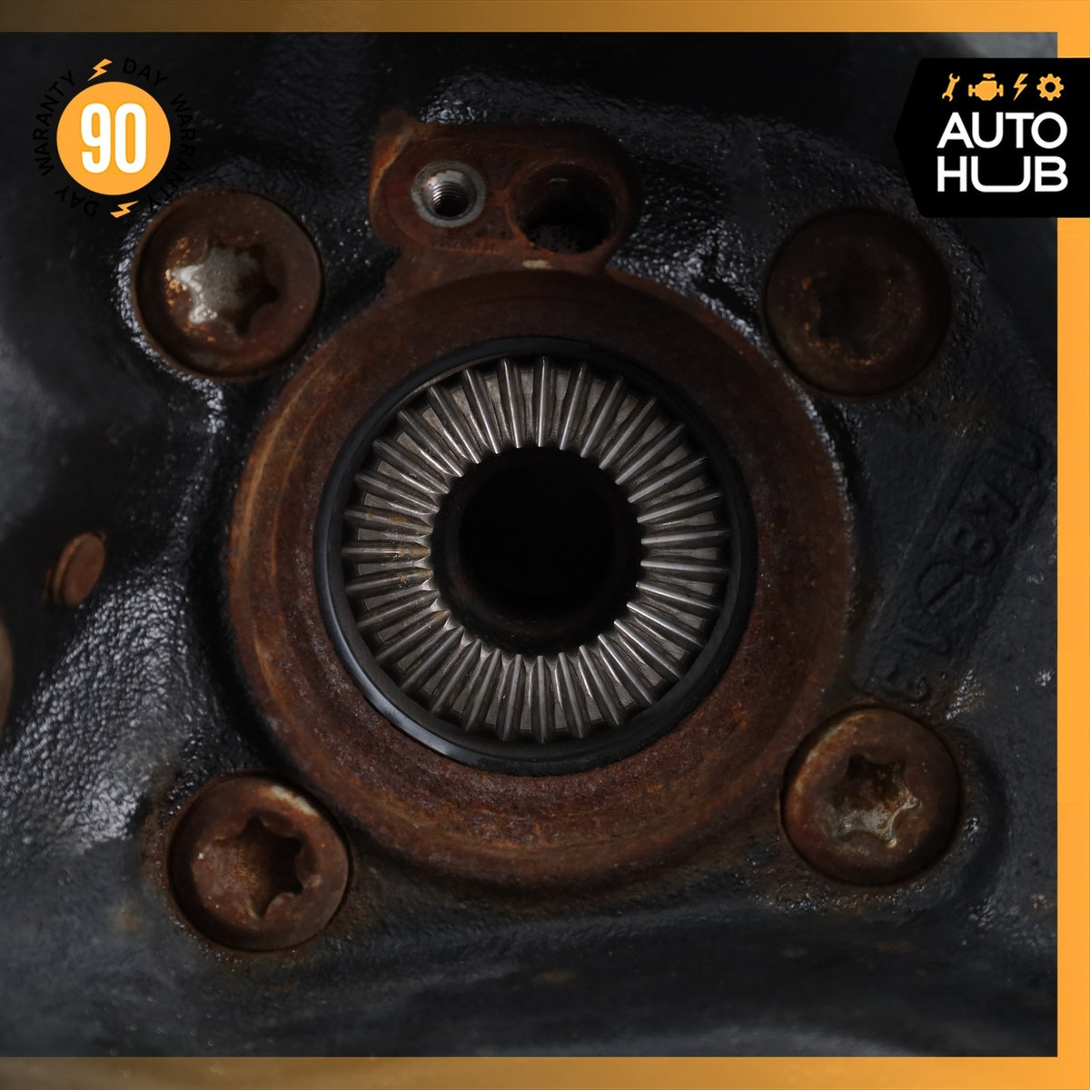 13-15 BMW E84 X1 AWD Front Right Side Spindle Knuckle Hub w/ Shield OEM 48k - photo 12